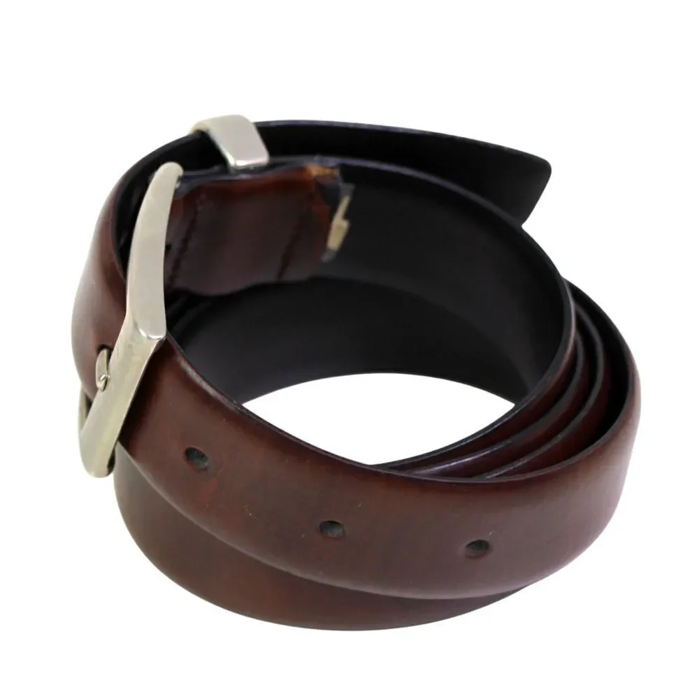CLASSIC BROWN GENUINE LEATHER 1 1/8